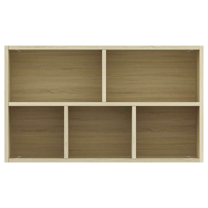 bogreol/skænk 50x25x80 cm konstrueret træ sonoma-eg