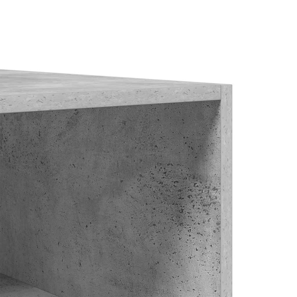 klædeskab 50x50x200 cm konstrueret træ betongrå
