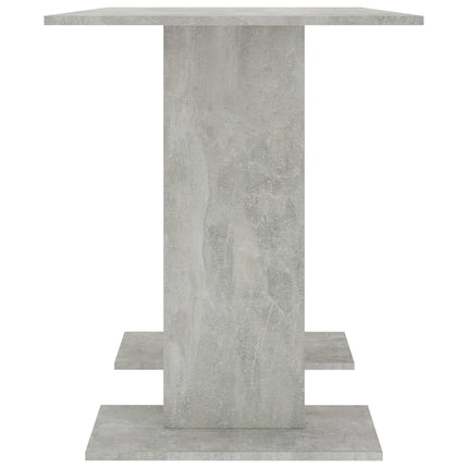 spisebord 110x60x75 cm konstrueret træ betongrå