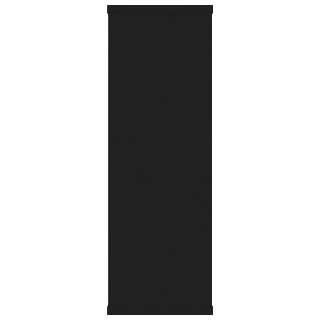 væghylder 104x20x58,5 cm konstrueret træ sort