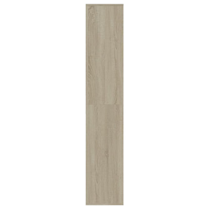 skoskab 54x34x183 cm konstrueret træ sonoma-eg