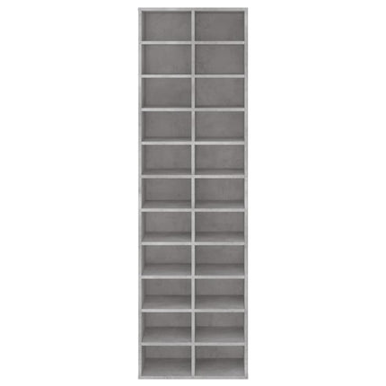 skoskab 54x34x183 cm konstrueret træ betongrå