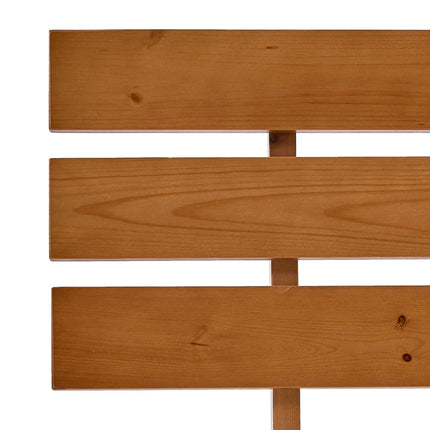 sengeramme uden madras massivt fyrretræ 90x200 cm honningbrun