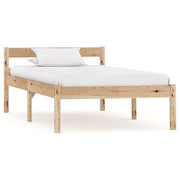 sengestel massivt fyrretræ 100 x 200 cm