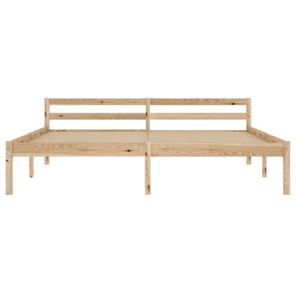 sengestel massivt fyrretræ 160 x 200 cm