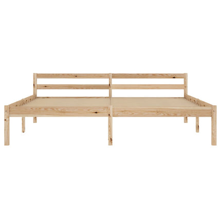 sengestel massivt fyrretræ 180 x 200 cm
