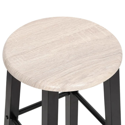 barstole 2 stk. MDF sort