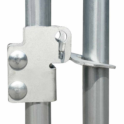 udendørs hønsebur 2,75x2x1,92 m galvaniseret stål