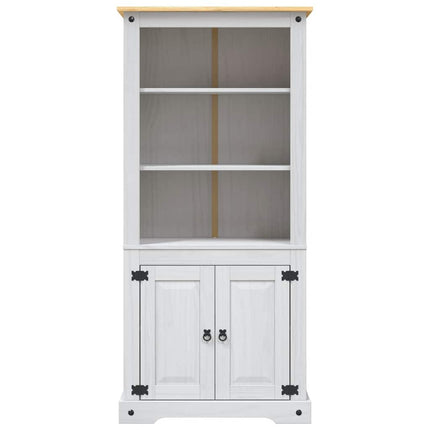 skab Corona-serien 80x40x170 cm mexicansk fyrretræ hvid