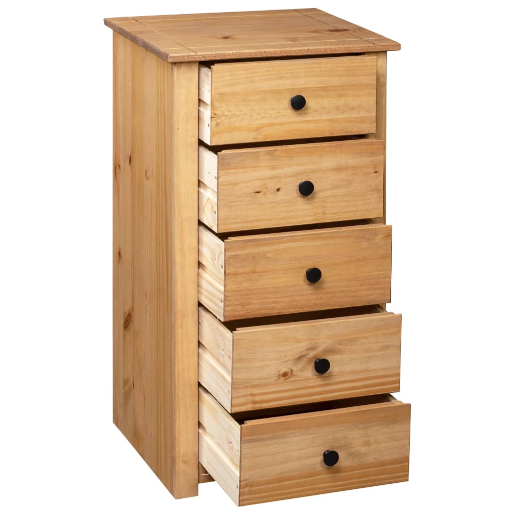 skænk Panama-serien 46x40x89 cm massivt fyrretræ