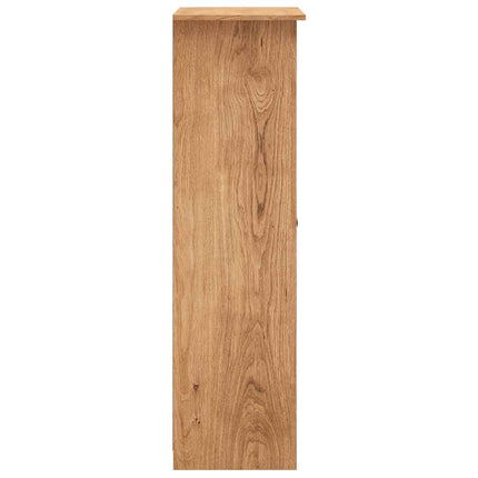klædeskab Panama-serien 80x50x171,5 cm massivt fyrretræ