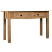 konsolbord Panama-serien 110x40x72 cm massivt fyrretræ