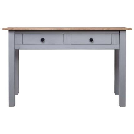 konsolbord Panama-serien 110x40x72 cm massivt fyrretræ grå