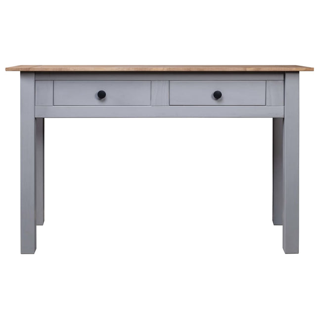 konsolbord Panama-serien 110x40x72 cm massivt fyrretræ grå