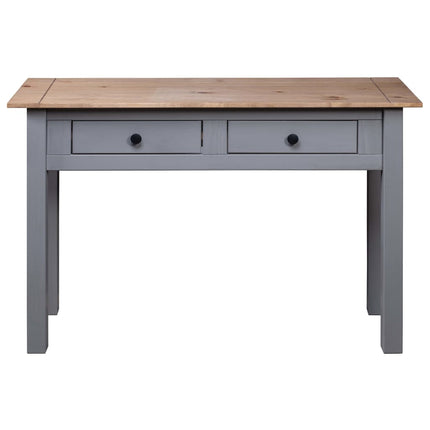 konsolbord Panama-serien 110x40x72 cm massivt fyrretræ grå