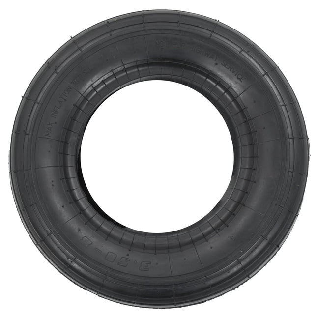 trillebørsdæk 3.50-8 4PR gummi