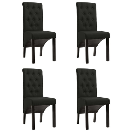 spisebordsstole 4 stk. stof sort