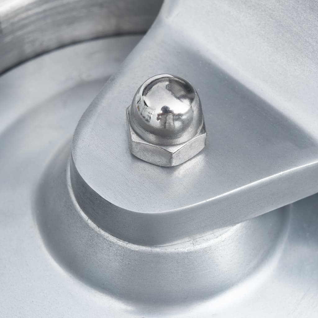 hamburgerpresser med 500 mellemlægningspapirer 10 cm aluminium