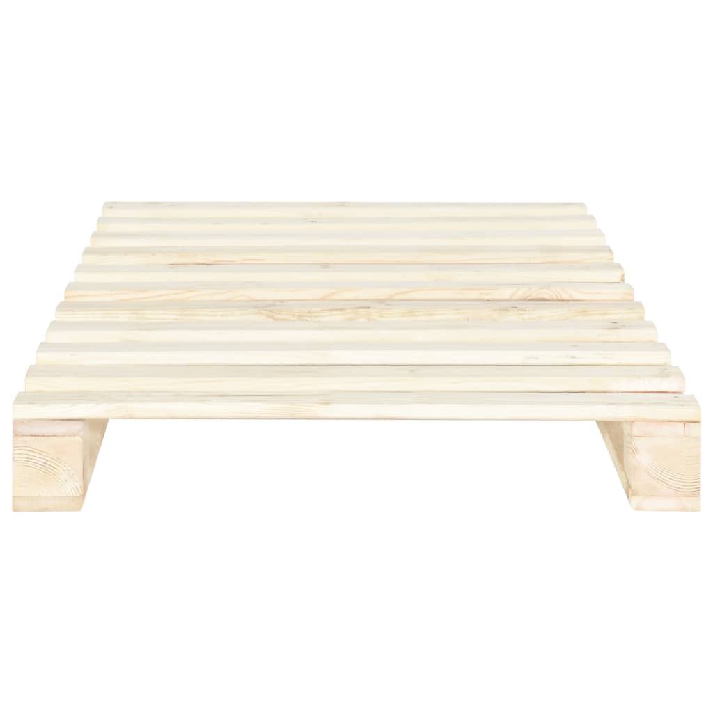 Pallesengestel massivt fyrretræ 100 x 200 cm