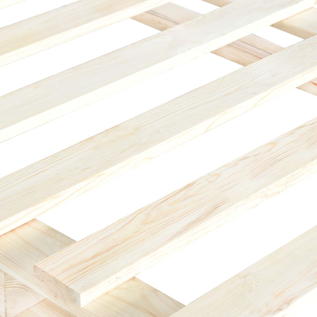 Pallesengestel massivt fyrretræ 100 x 200 cm