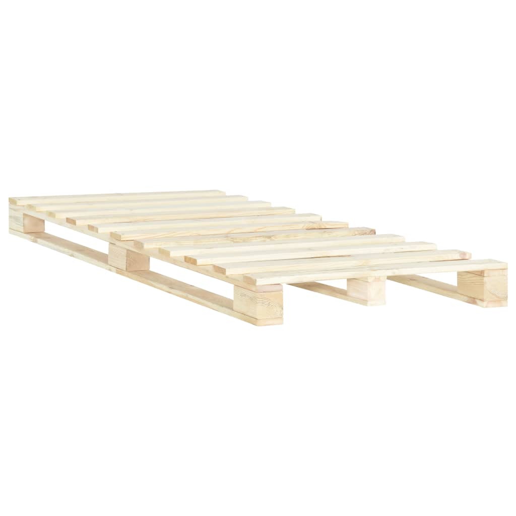 palleseng massivt fyrretræ 120 x 200 cm