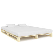 Pallesengestel 140x200 cm massivt fyrretræ