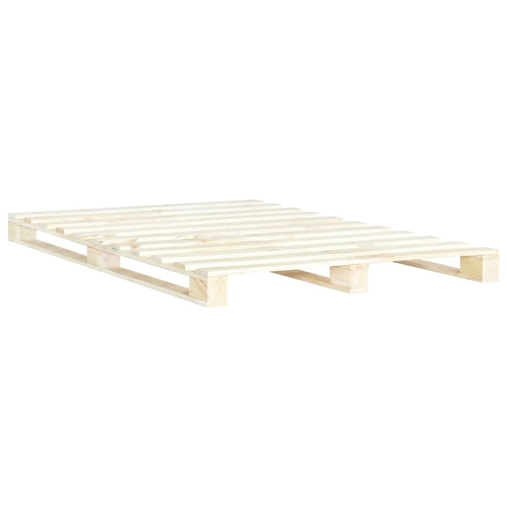 Pallesengestel 160x200 cm massivt fyrretræ
