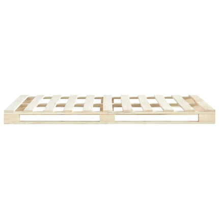 Pallesengestel 160x200 cm massivt fyrretræ