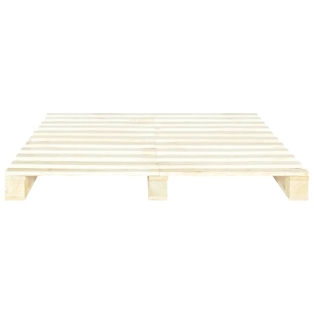 Pallesengestel 160x200 cm massivt fyrretræ