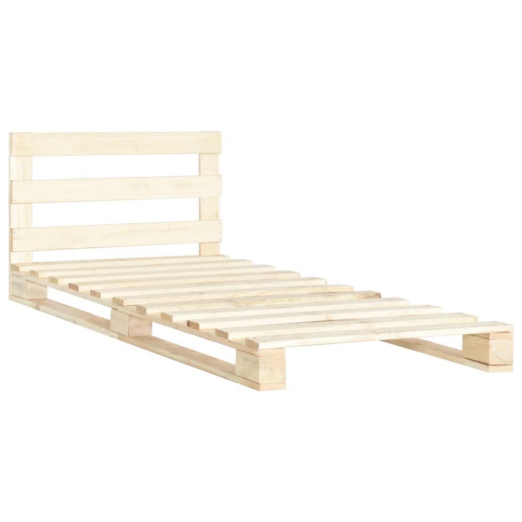 palleseng massivt fyrretræ 100 x 200 cm