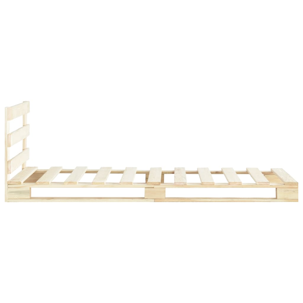 palleseng massivt fyrretræ 100 x 200 cm