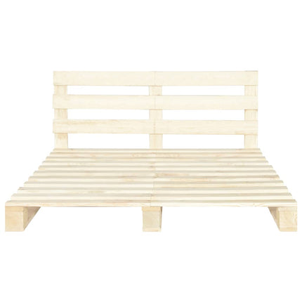 palleseng massivt fyrretræ 180 x 200 cm