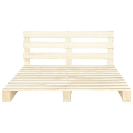 Pallesengestel massivt fyrretræ 200 x 200 cm