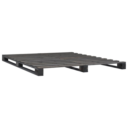 palleseng massivt fyrretræ 120 x 200 cm grå
