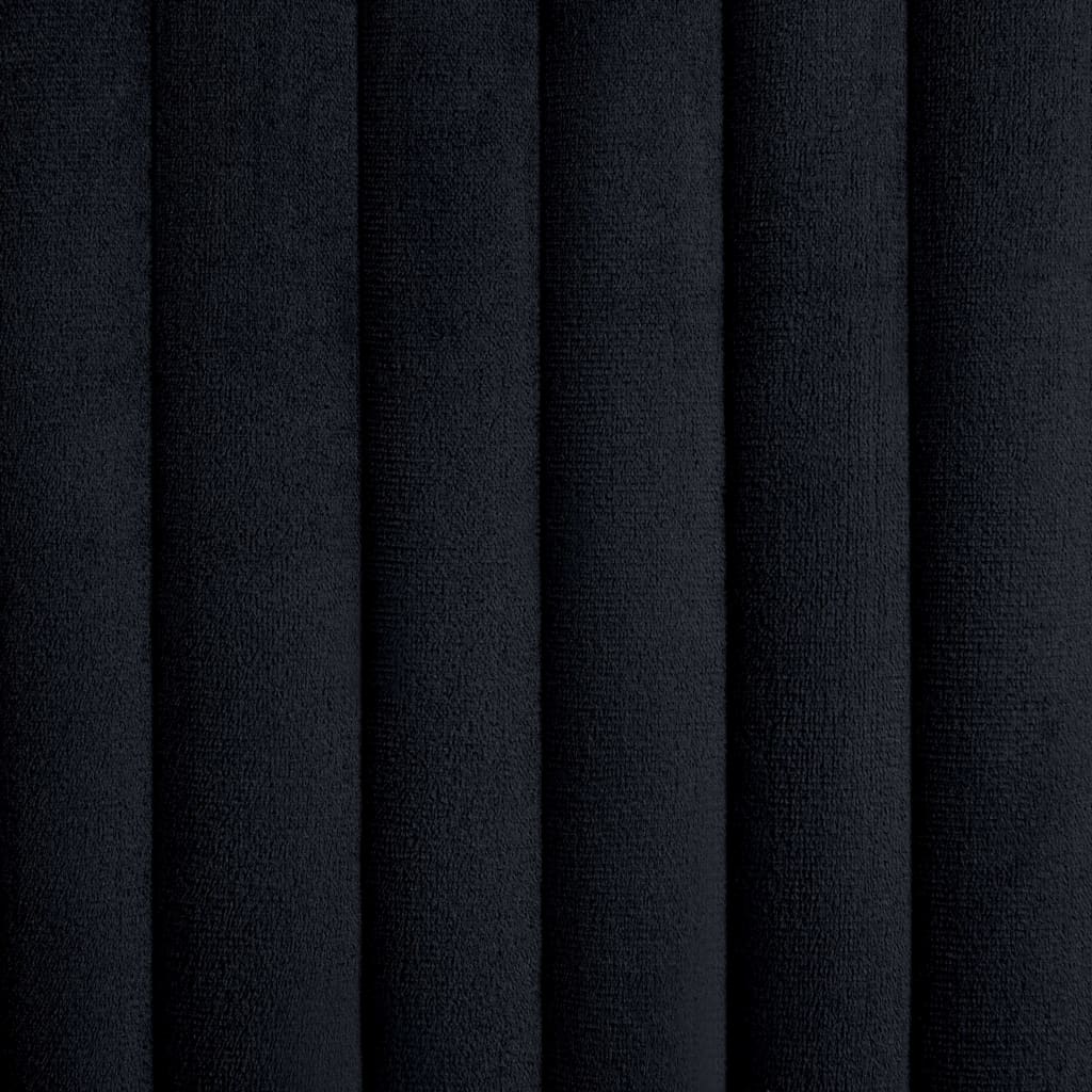 spisebordsstole 6 stk. velour sort