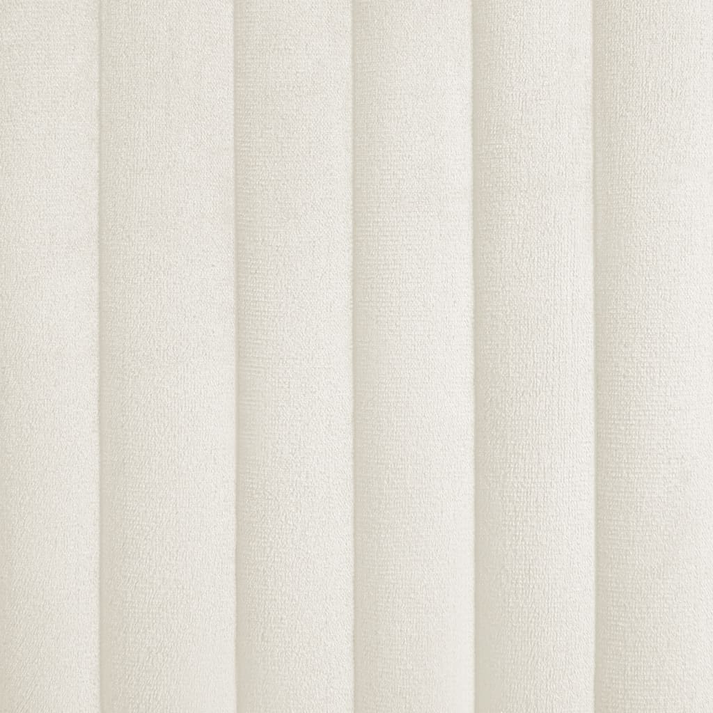 spisebordsstole 4 stk. velour cremefarvet