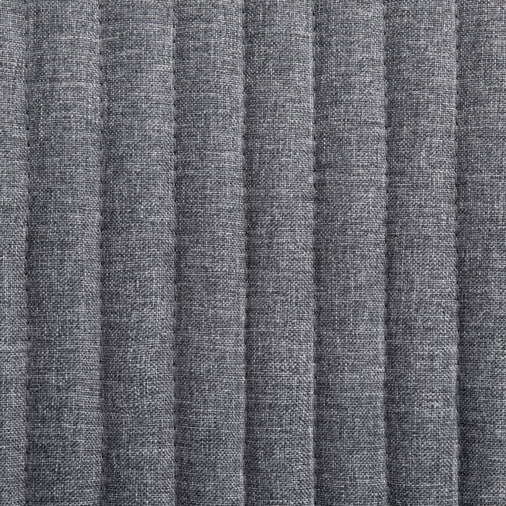 spisebordsstole 4 stk. stof mørkegrå