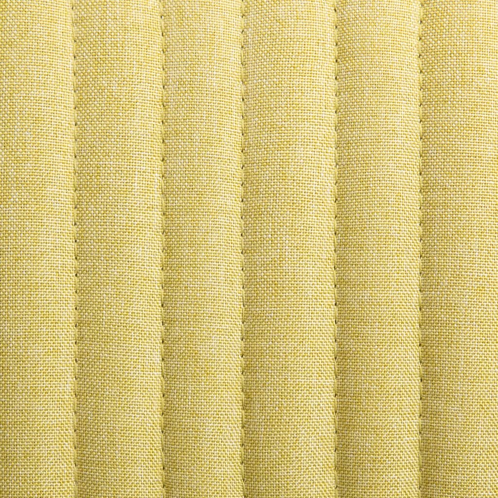 spisebordsstole 6 stk. stof grøn