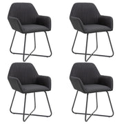 spisebordsstole 4 stk. stof sort