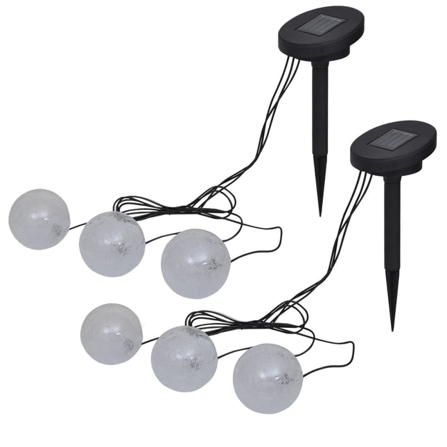 flydende lamper 6 stk. til dam og pool LED