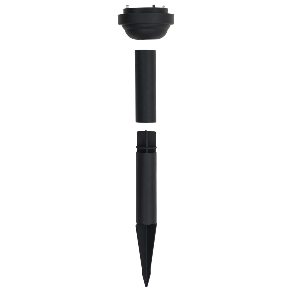 soldrevne udendørslamper LED 8 stk. 15 cm runde RGB