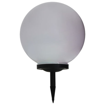 soldrevne udendørslamper LED 2 stk. 40 cm rund RGB