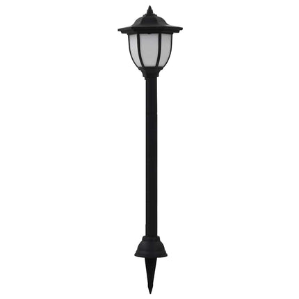 soldrevne udendørslamper LED 6 stk. sort