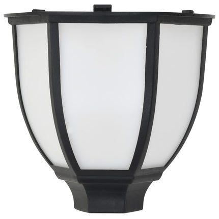 soldrevne udendørslamper LED 6 stk. sort