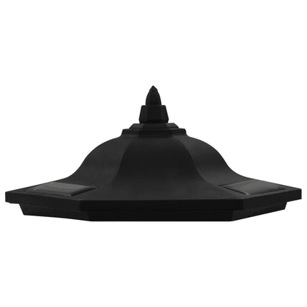 soldrevne udendørslamper LED 6 stk. sort