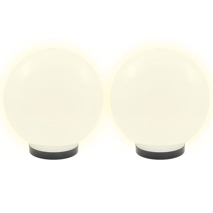 LED-kuglelamper 4 stk. kugleformet 25 cm PMMA