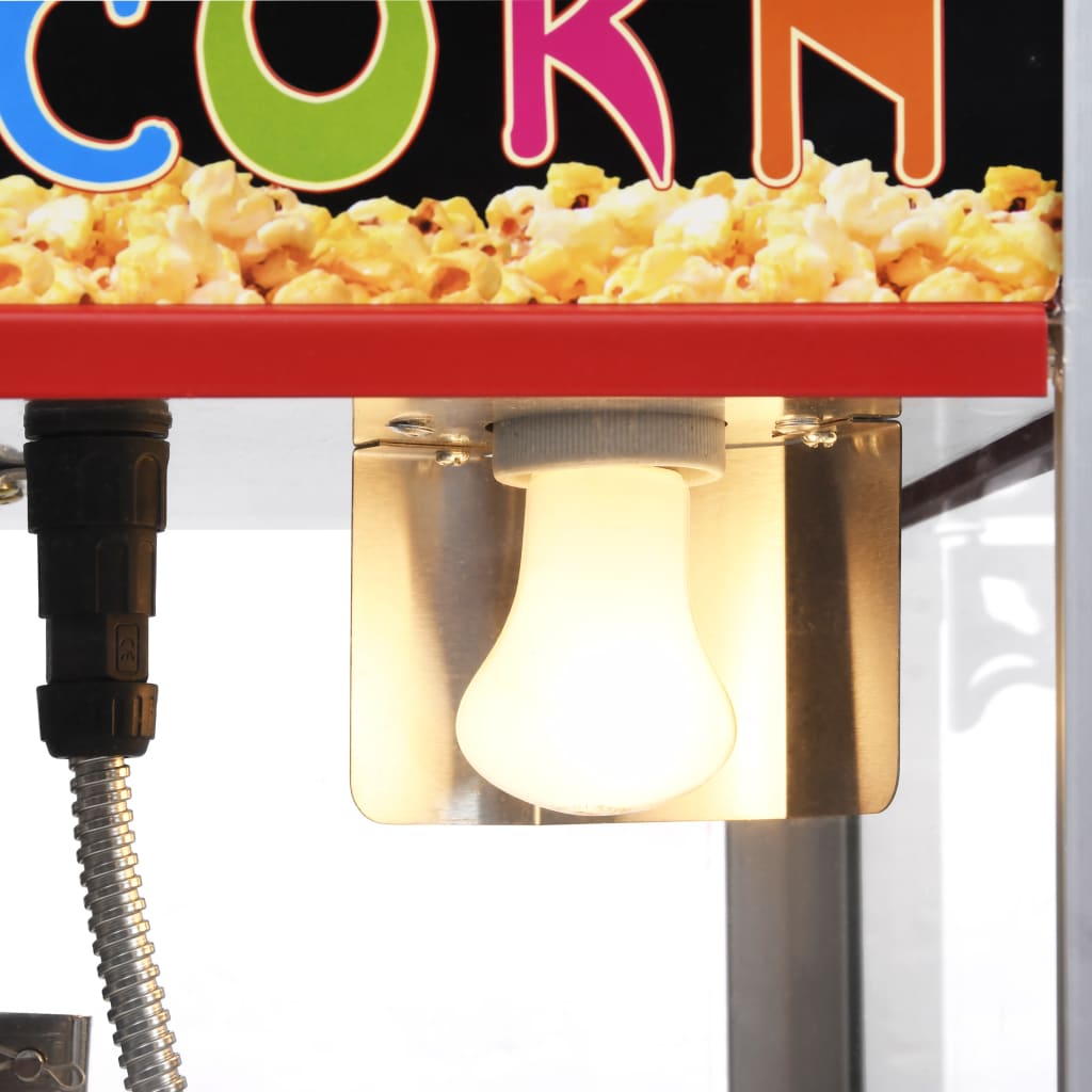 popcornmaskine med teflongryde 1400 W