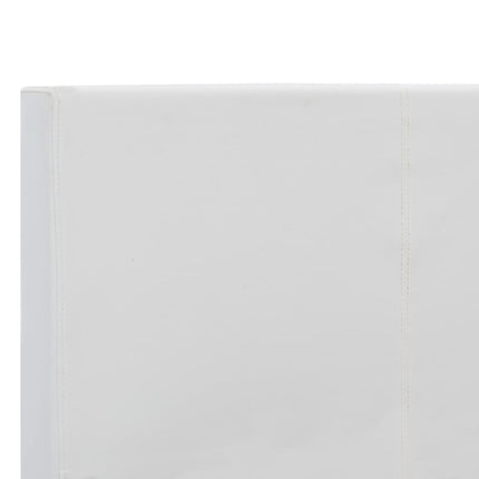 sengestel 180x200 cm kunstlæder hvid