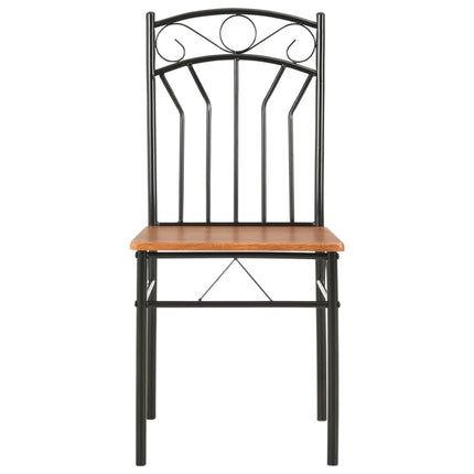 spisebordsstole 4 stk. MDF brun