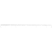 havehegn med spydtop stål 1781,5x60 cm sort